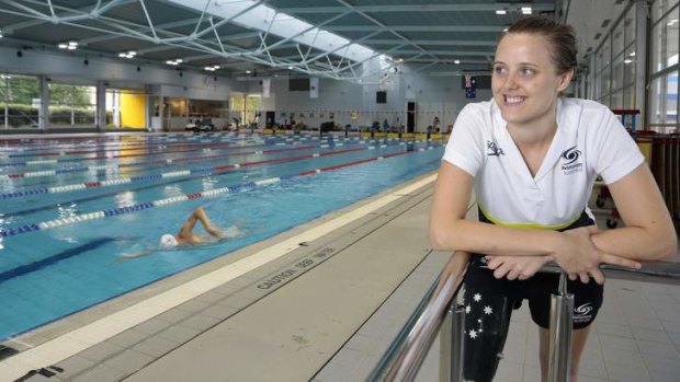 Multiple Paralympic gold medallist Ellie Cole is back in Canberra to train at the AIS.
