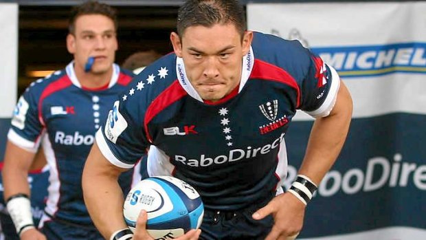 Leading from the front ...Rebels skipper Gareth Delve.