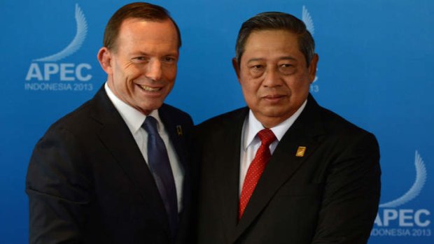 Susilo Bambang Yudhoyono turned to Twitter to question Tony Abbott's comments on the spying scandal.