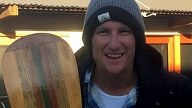 Justin Holland broke his leg after being dumped by a six-storey wave in Gracetown.