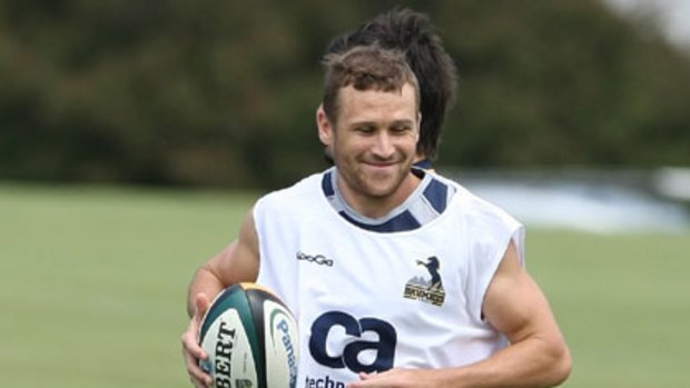 In form ... Matt Giteau has starred for the Brumbies despite the Canberra team's disappointing season.