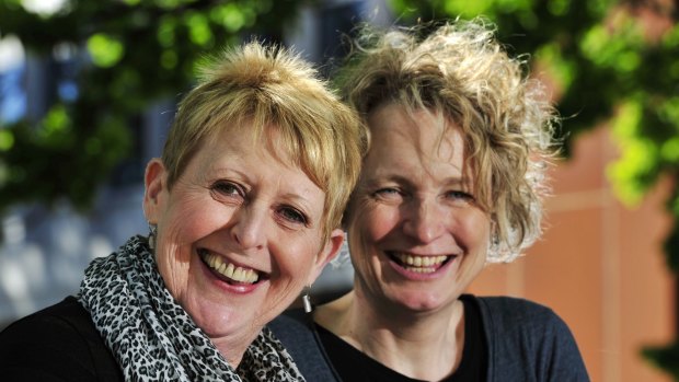 News
(l-r) Author Mem Fox and Illustrator Judy Horacek are in Canberra promoting their new book Goon Night, Sleep Tight.
26th October 2012
Photo: Jay Cronan