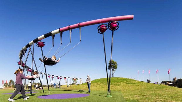 It don't mean a thing if it ain't got that swing &#8230; Blaxland Common at Sydney Olympic Park.