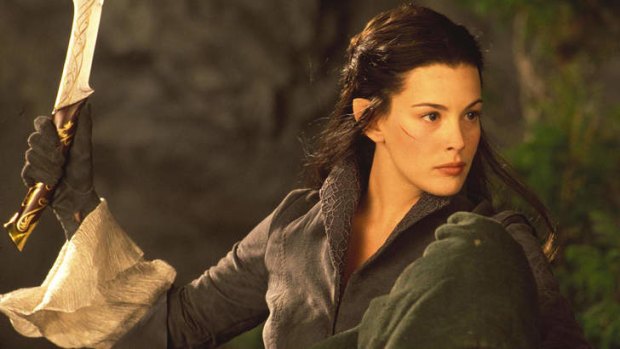 Elf princess Arwen (played by Liv Tyler) in <i>The Lord of the Rings</i>.