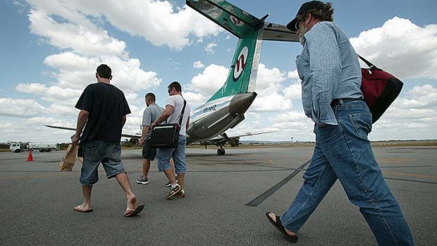 Study highlighted risk of source communities for FIFO workers becoming 'victims of the mining boom/bust cycle'.