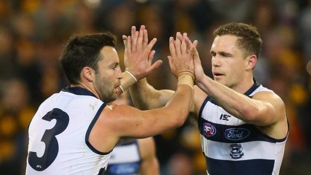 Witch hunt: Jimmy Bartel has his knockers, but skipper Joel Selwood isn’t one of them.