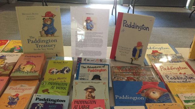 There is a big collection of Paddington Bear books at this weekend's Lifeline Canberra Bookfair.