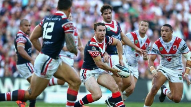Back on song: James Maloney showed glimpses of his best form on Friday.