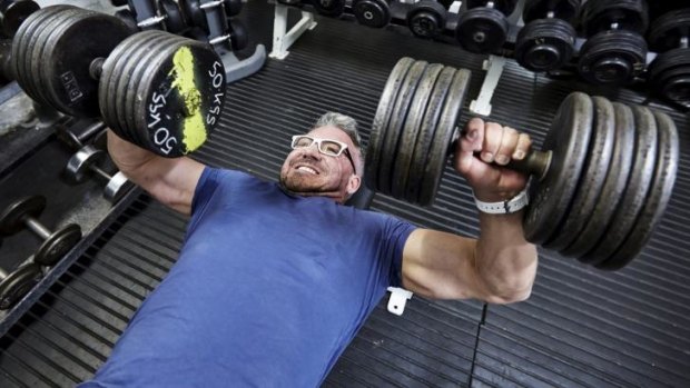 Paul Dolan, professor and author of <i>Happiness by Design</i>, lifts weights, which he says makes him happy.