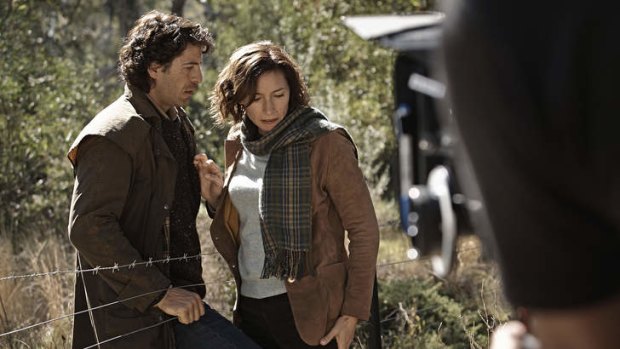 A shore hit: Don Hany and Claudia Karvan in ABC's The Broken Shore.