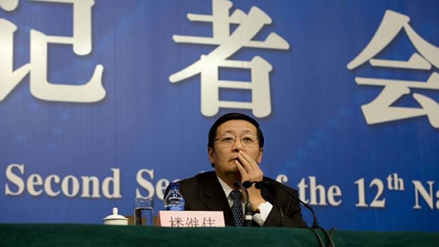 Focusing on growth: China's Finance Minister Lou Jiwei.