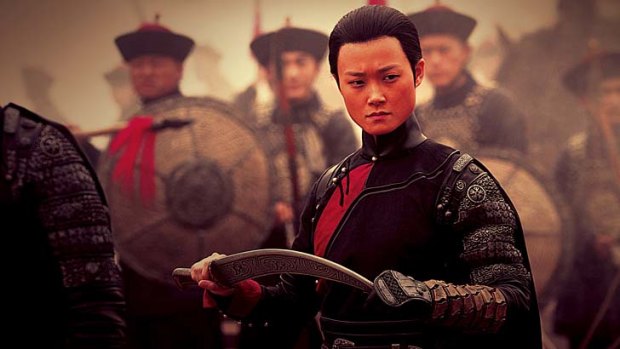 Taken hostage &#8230; Li Yuchun plays Mu in a story from the Qing Dynasty.