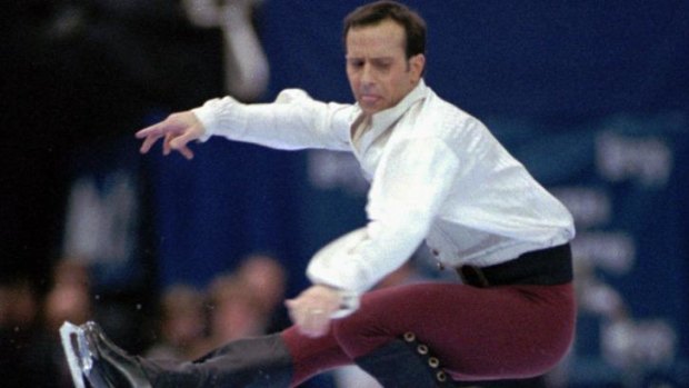 "Proud": Brian Boitano competing in 1994. Boitano came out publicly after being invited to join the US delegation.