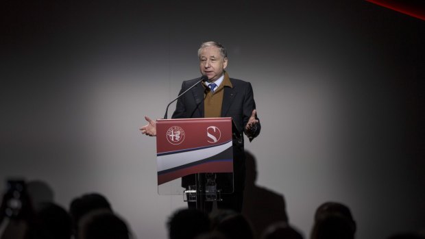 Backing up: Jean Todt has been re-elected unopposed as President of the FIA.