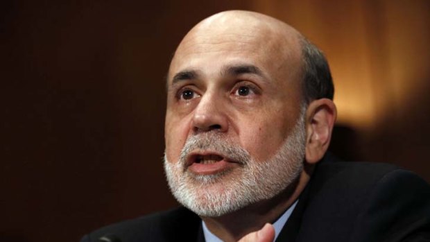 Sending a reassuring message ... chairman of the Reserve Bank, Ben Bernanke.