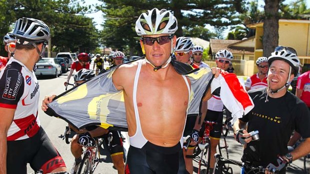 "I have always said that Armstrong's influence was a danger in the sport. He was allowed to ride in the 2009 Tour Down Under. He shouldn't have been" ... Anne Gripper.
