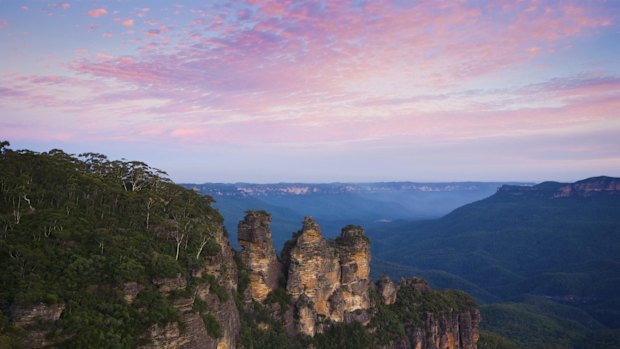 A Blue Mountains must do: Meehni, Wimlah and Gunnedoo – more famously known as the Three Sisters