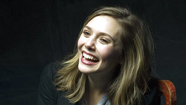 Treading with care ... Elizabeth Olsen has made her movie debut.