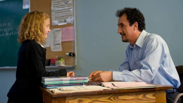 Mystery man: Monsieur Lazhar (Mohamed Fellag) takes over a Montreal primary class after a teacher's suicide.