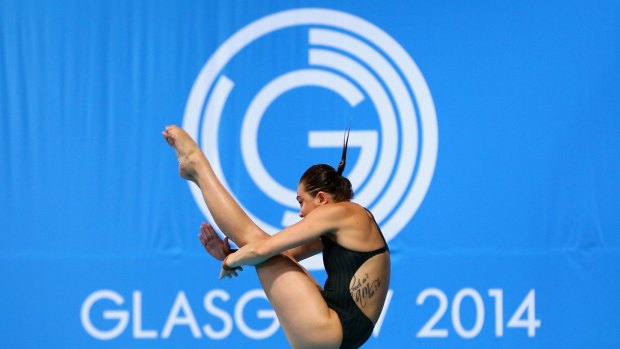 Melissa Wu has had an unhappy competition at the Royal Commonwealth Pool in Edinburgh.