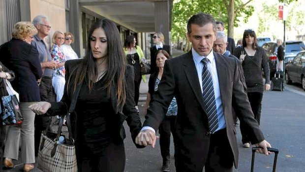 Simon Gittany leaving the NSW Supreme Court in July. He was found guilty of murder yesterday.