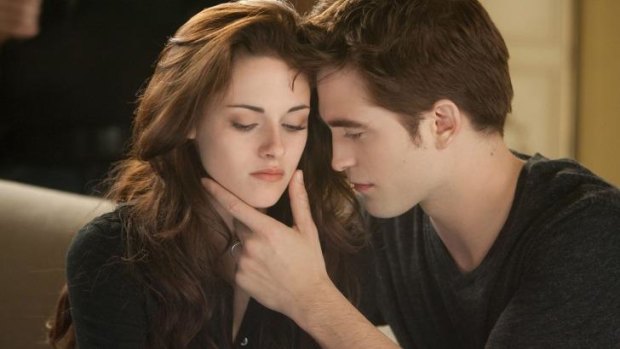 Teen dreams: Kristen Stewart with Robert Pattinson in <i>Twilight Breaking Dawn Part 2</i>.