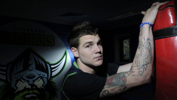 Permission to land ... Canberra’s rising star Josh Dugan says he’s ready for the step up to playing for NSW.