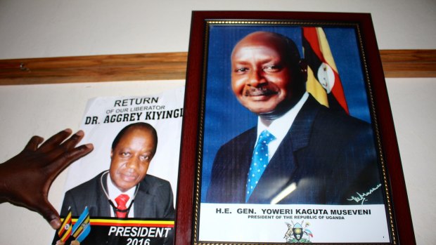 Aggrey Kiyingi is going up against Ugandan President Yoweri Museveni, who has been in power since 1986.