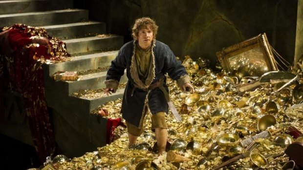 Martin Freeman plays Bilbo Baggins in <i>The Hobbit: The Battle of the Five Armies</i>.