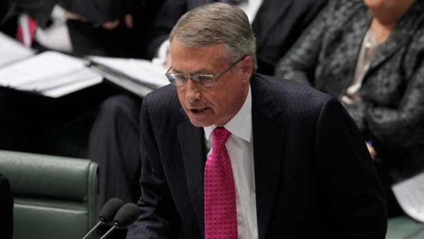 Treasurer Wayne Swan said measures in this week's economic statement should ensure a return to surplus in 2012-13 and it would "be counter-productive to take an axe to the budget".