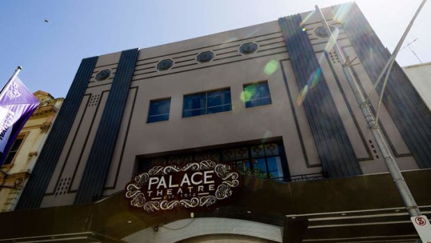 The Palace Theatre in Bourke Street.