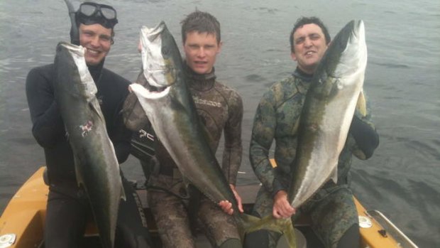 Matt Sykes and friends fishing.