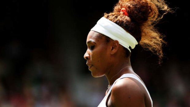 Serena Williams: began her Wimbledon campaign with a straightforward win.