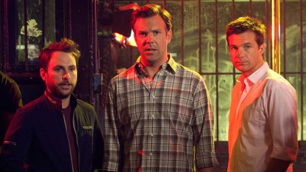 It's a living ... Charlie Day, Jason Sudeikis and Jason Bateman watch their plan to make their work lives easier go ridiculously awry.