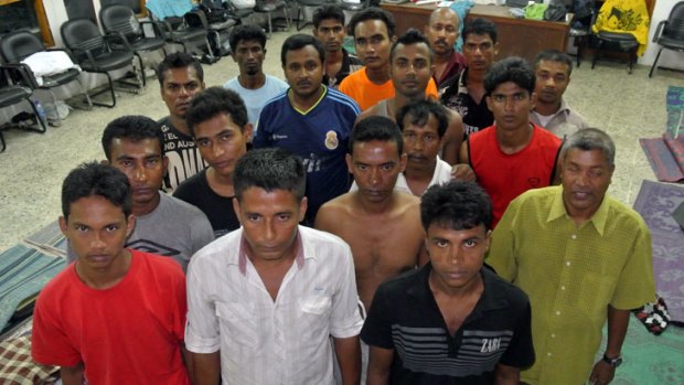 Arkenese men from Burma stranded in Dili.