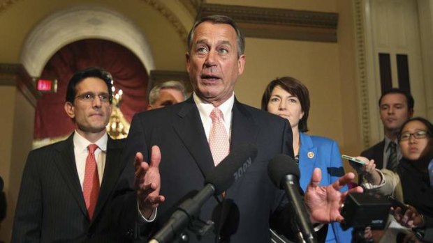 US House Speaker John Boehner:  "We fought the good fight. We just didn't win."