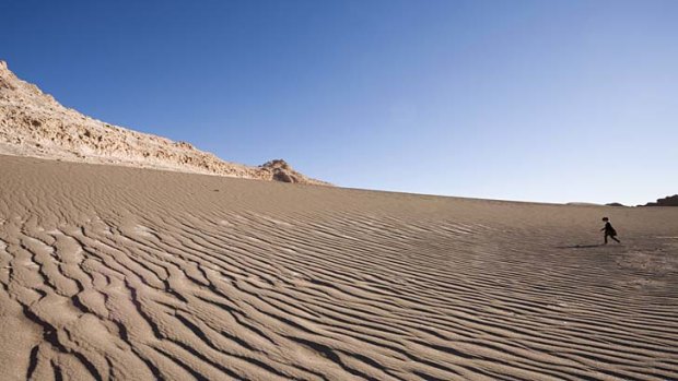 Driest place on earth ... the Atacama Desert in Chile.