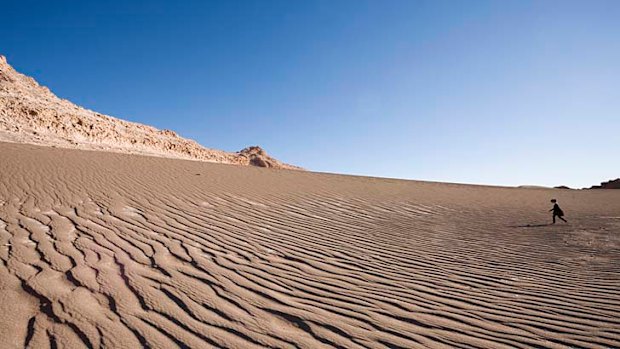 Driest place on earth ... the Atacama Desert in Chile.