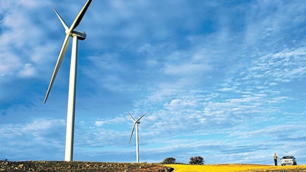 Rate of knots &#8230; proposed wind farms in NSW could boost the sector's power output by a magnitude of 15.
