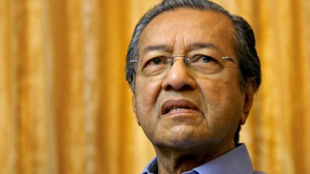 Former Malaysian prime minister Mahathir Mohamad. 