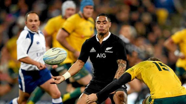 New Zealand halfback Aaron Smith did not play well.