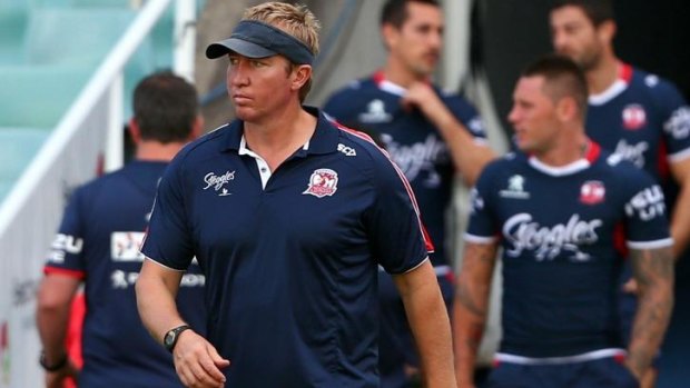 Big deal: Sydney Roosters coach Trent Robinson.