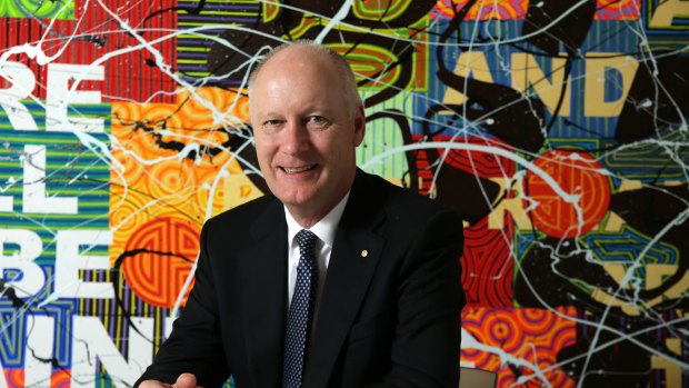 Richard Goyder will take over as AFL chairman in April. 