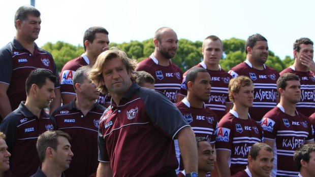 Up in the air ... Des Hasler has yet to come to terms on an extension as coach of the Sea Eagles beyond 2012.