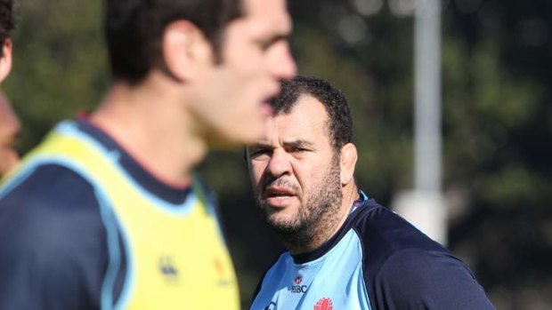 Up for the challenge: Waratahs coach Michael Cheika is looking forward to the NSW Barbarians' tour of Argentina as his side begin to look to 2014.