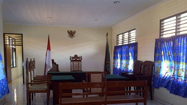 The courtroom where the NSW boy's trial will be held.