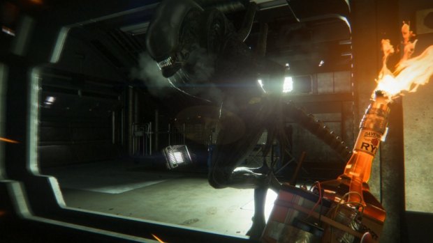 A screen from <i>Alien: Isolation</i>.