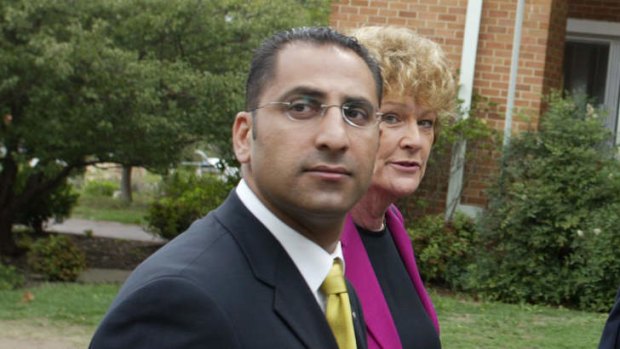 Joe Tannous, pictured in 2003 with Jillian Skinner, says he will retire from the Liberal Party state executive.