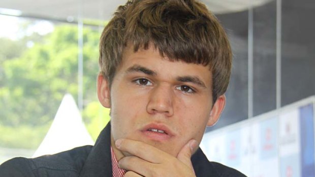 Cool moves ... chess prodigy Magnus Carlsen.
