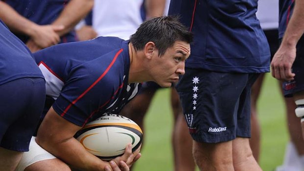 Tough decision: the gamble almost paid off for Gareth Delve to gain Welsh selection from the Rebels.